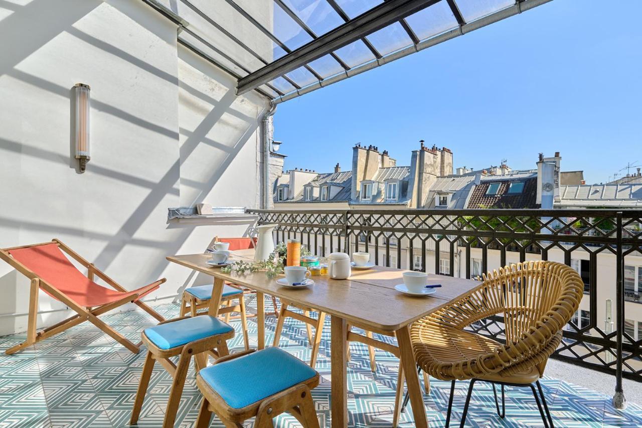 Apartment Center Of Paris With Terrace By Studio Prestige Luaran gambar