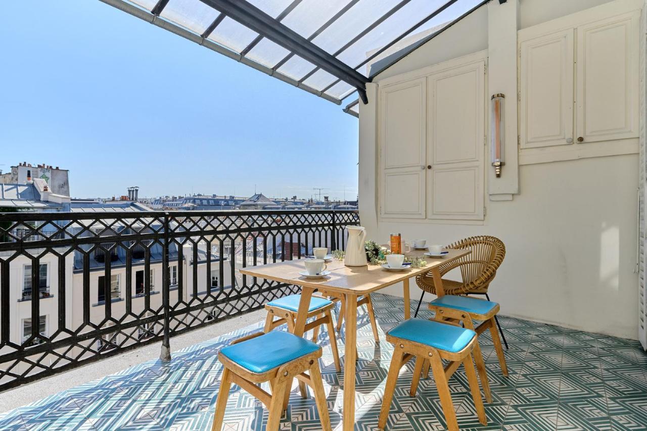 Apartment Center Of Paris With Terrace By Studio Prestige Luaran gambar