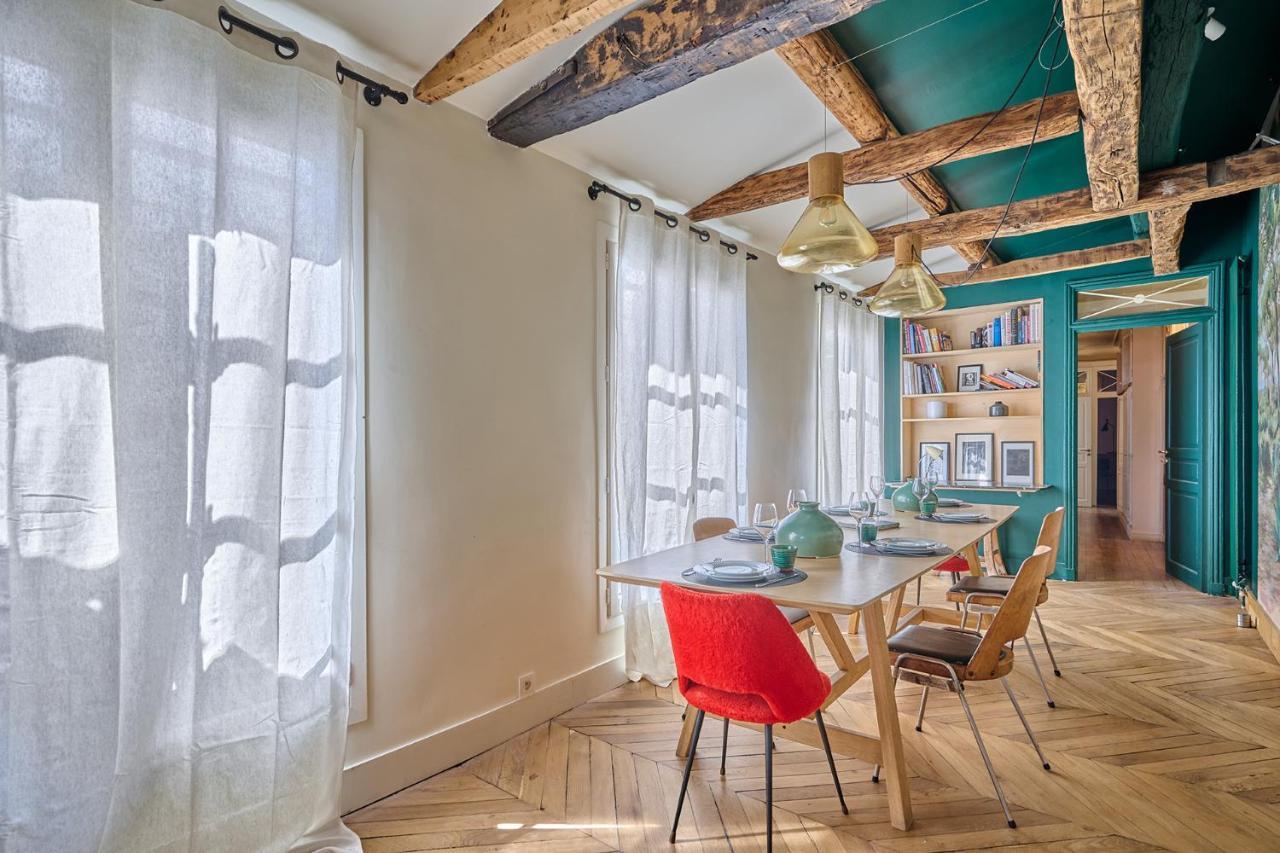 Apartment Center Of Paris With Terrace By Studio Prestige Luaran gambar