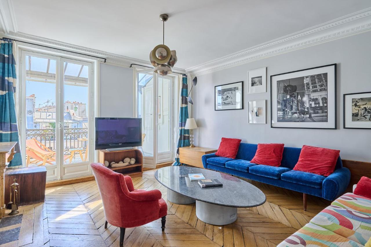 Apartment Center Of Paris With Terrace By Studio Prestige Luaran gambar