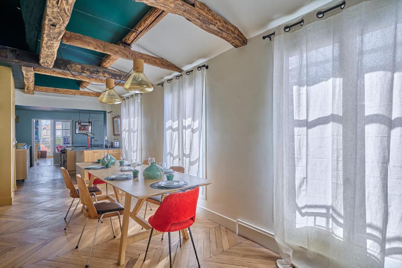 Apartment Center Of Paris With Terrace By Studio Prestige Luaran gambar