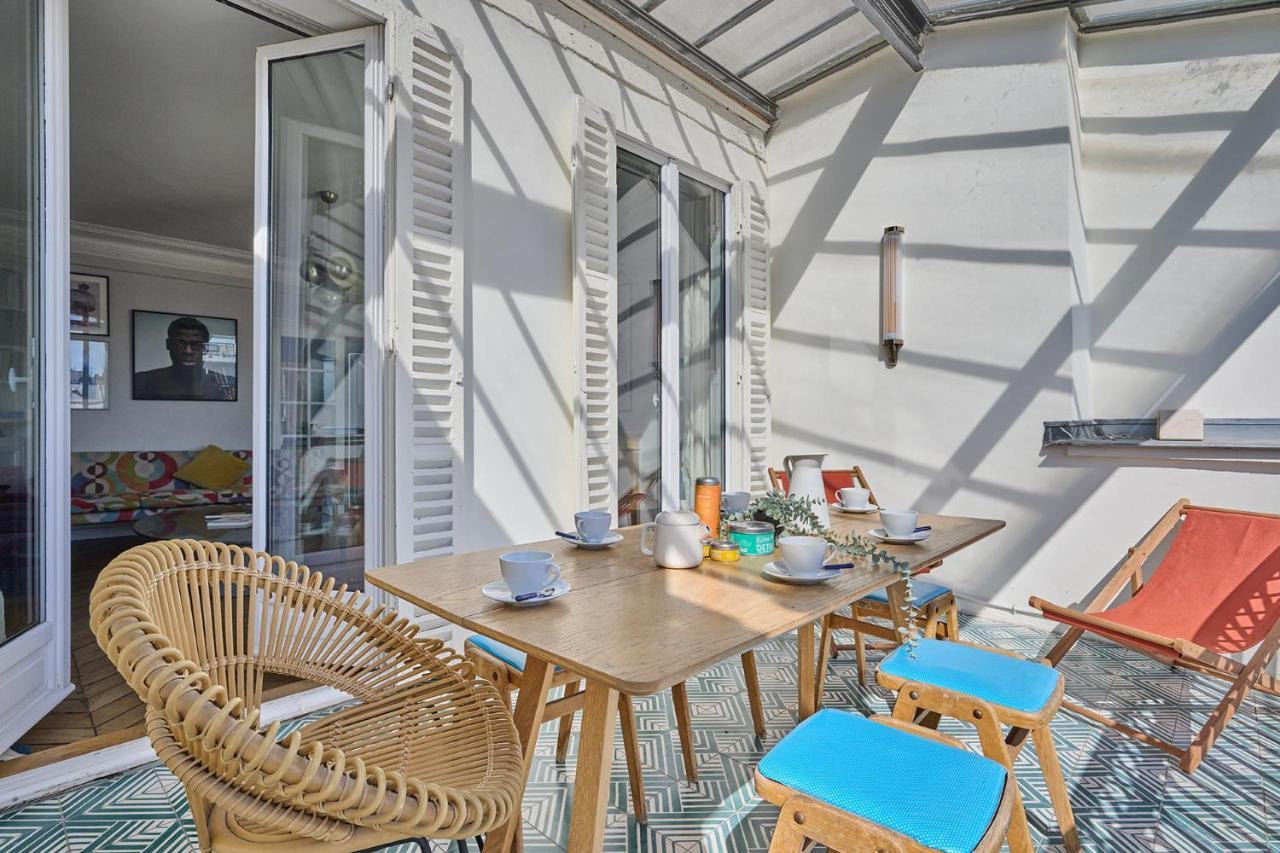 Apartment Center Of Paris With Terrace By Studio Prestige Luaran gambar