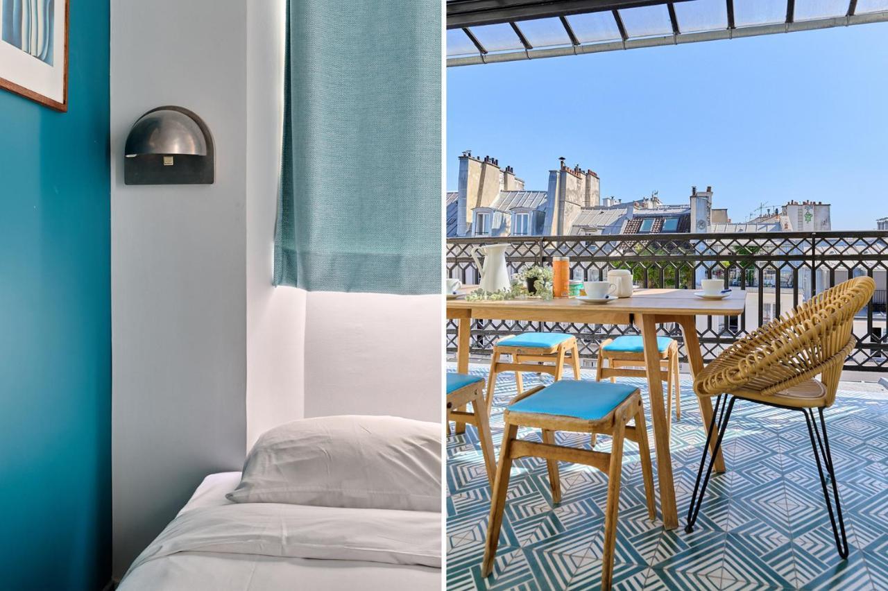 Apartment Center Of Paris With Terrace By Studio Prestige Luaran gambar